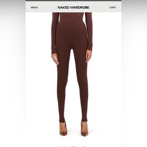 Naked wardrobe high waisted leggings